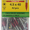 Rotadrill 1039943 - universeelschroef vktx vz 4.5x40mm (42) | 6 stuks