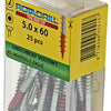 Rotadrill 1039950 - universeelschroef vktx vz 5.0x60mm (25) | 6 stuks