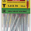 Rotadrill 1039951 - universeelschroef vktx vz 5.0x70mm (18) | 6 stuks