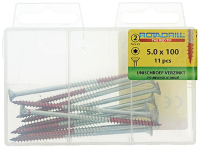 Rotadrill 1039954 - universeelschroef vktx vz 5.0x100mm (11) | 6 stuks