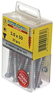 Rotadrill 1039907 - terrasschroef zelfb.sppls.rvs t25 5.0x50mm (25) | 6 stuks - afbeelding 3