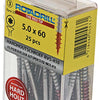 Rotadrill 1039905 - hardhoutschroefzelfb.sppls.rvs t25 5.0x60mm (25) | 6 stuks