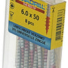 Rotadrill 1039786 - universeelschroef vk pzd vz 6.0x50mm (8) | 6 stuks