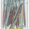 Rotadrill 1040017 - houtbouwschroef tellerkop vz tx 8.0x140mm(15) | 4 stuks