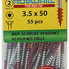 Rotadrill 1039911 - mdf-schroef 75°-vk tx vz 3.5x50mm (55) | 6 stuks