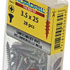 Rotadrill 1039871 - universeelschroef lk pzd rvs-a2 3.5x25mm (28) | 6 stuks