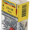 Rotadrill 1039896 - hardhoutschroef zelfb.sppls.rvs t15 3.5x20mm (70) | 6 stuks