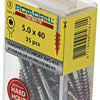 Rotadrill 1039903 - hardhoutschroef zelfb.sppls.rvs t25 5.0x40mm (35) | 6 stuks