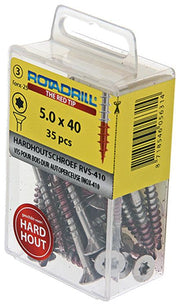 Rotadrill 1039903 - hardhoutschroef zelfb.sppls.rvs t25 5.0x40mm (35) | 6 stuks - afbeelding 3