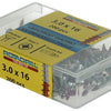 Rotadrill 1039960 - universeelschroef vkpzd vz 3.0x16mm (200) | 4 stuks