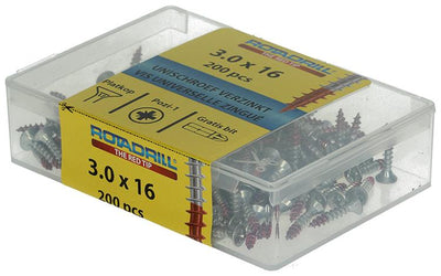 Rotadrill 1039960 - universeelschroef vkpzd vz 3.0x16mm (200) | 4 stuks
