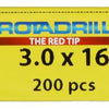 Rotadrill 1039960 - universeelschroef vkpzd vz 3.0x16mm (200) | 4 stuks