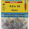 Rotadrill 1039774 - universeelschroef vk pzd vz 4.0x16mm (38) | 6 stuks