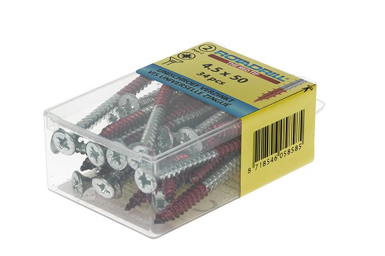 Rotadrill 1039804 - universeelschroef vk pzd vz 4.5x50mm (34) | 6 stuks