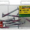 Rotadrill 1039918 - houtbouwschroef tellerkop vz tx 6.0x60mm(10) | 6 stuks