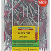 Rotadrill 1040010 - mdf-schroef 75°-vk tx vz 4.0x50mm (200) | 4 stuks