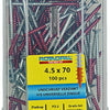 Rotadrill 1040026 - universeelschroef vkpzd vz 4.5x70mm (100) | 4 stuks