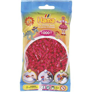 Hama midi strijkkralen - warm rood (029), 1000st.
