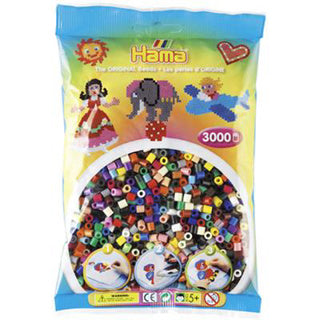 Hama strijkkralen 3000 stuks diverse kleuren | 5 stuks