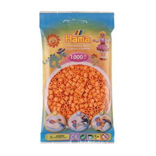 Hama strijkkralen 1000 stuks abrikoos | 5 stuks