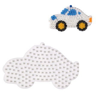 Hama strijkkralen grondplaat auto wit