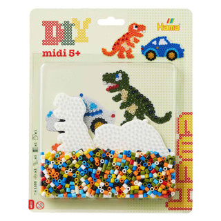 Merkloos sans marque hama strijkkralen 1100 stuks dino | 3 stuks