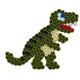 Merkloos sans marque hama strijkkralen 1100 stuks dino | 3 stuks
