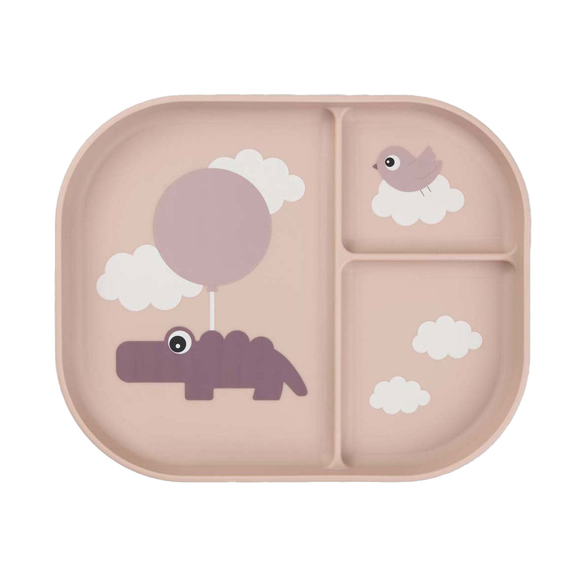 Done by deer vakjesbord blije wolken roze