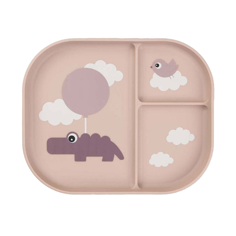 Done by deer vakjesbord blije wolken roze