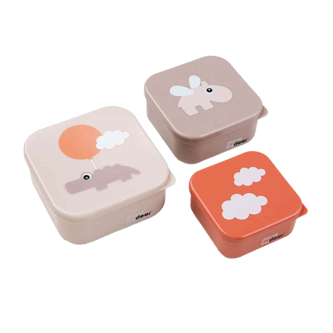 Done by deer snackbox blije wolken roze, 3st.