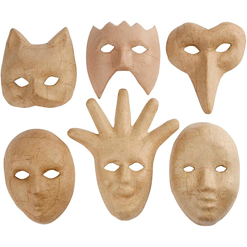 Http: www.cchobby.nl maskers-h-12-21-cm-6-stuk-1-doos