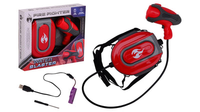 Johntoy john toy brandweer rugzak met waterspuit