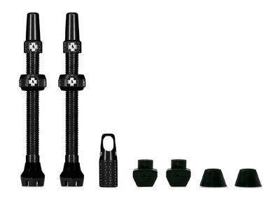Muc-off muc off tubeless valve v2 sv (44mm) colour: black aluminium