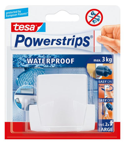 Tesa 1005369 - powerstr wp duo haak wt | 6 stuks