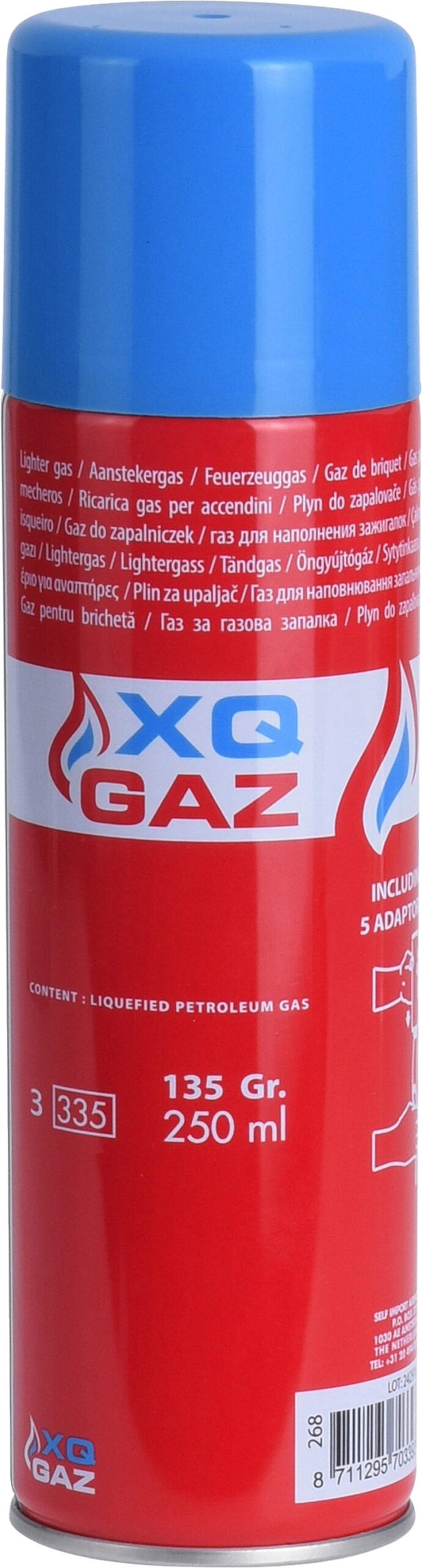 Xqmax aanstekergas navul 250ml aanstekergas navulling 250ml