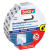 Tesa powerbond mirror dubbelzijdige montagetape voor spiegels badkamer vochtbestendig – 5m x 38mm