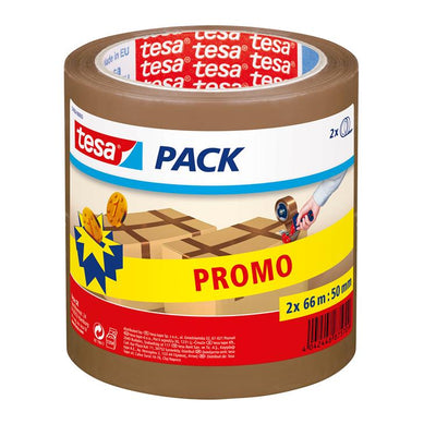 Tesa 1001677 - pack 2 rol 66mx50mm | 6 stuks