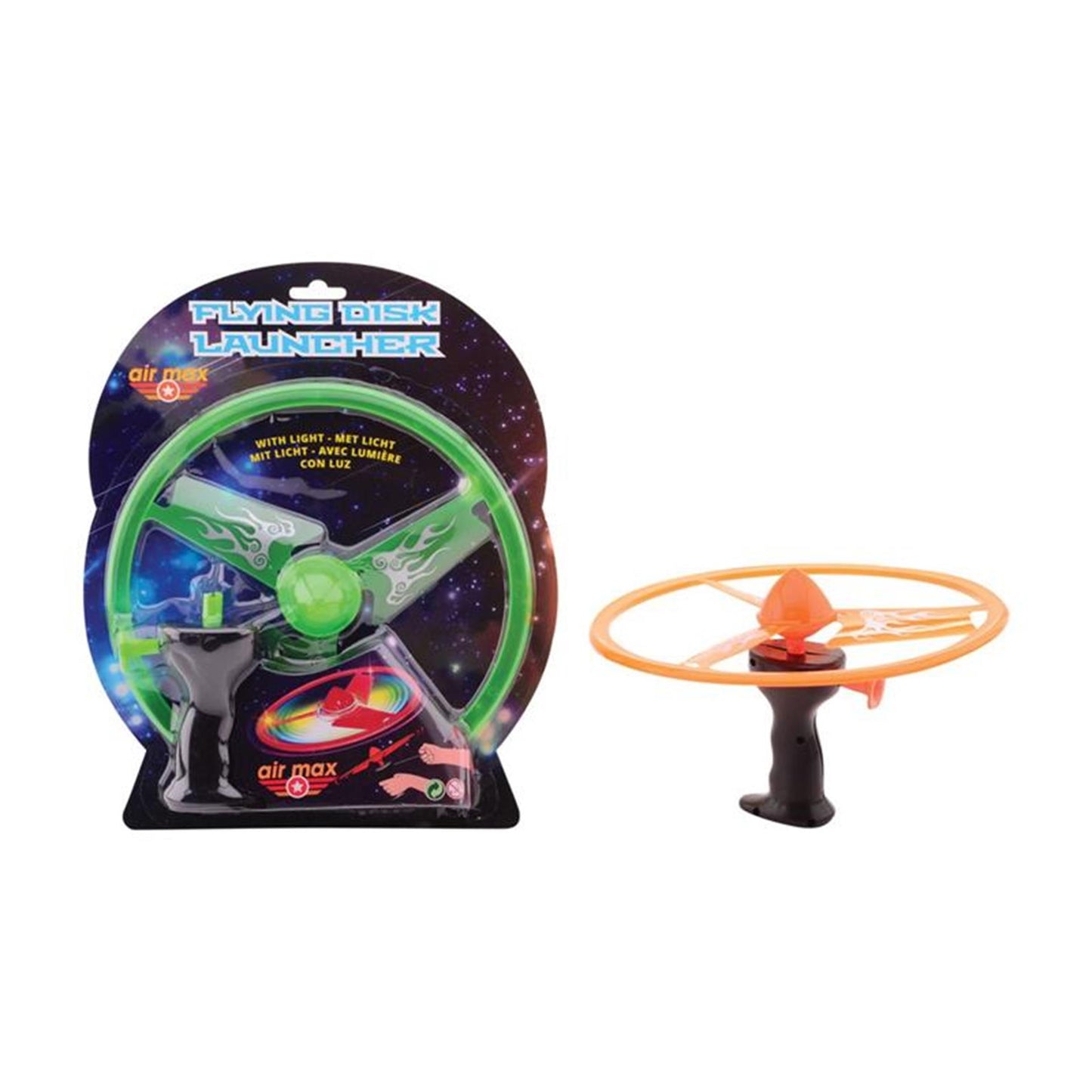 Johntoy john toy air max disc launcher met licht