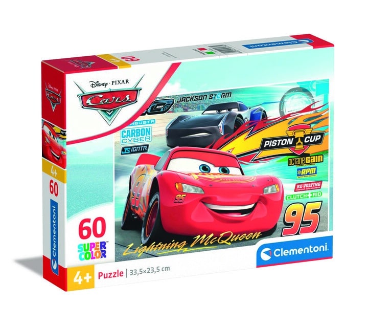Clementoni puzzel - disney cars - 60 stukjes