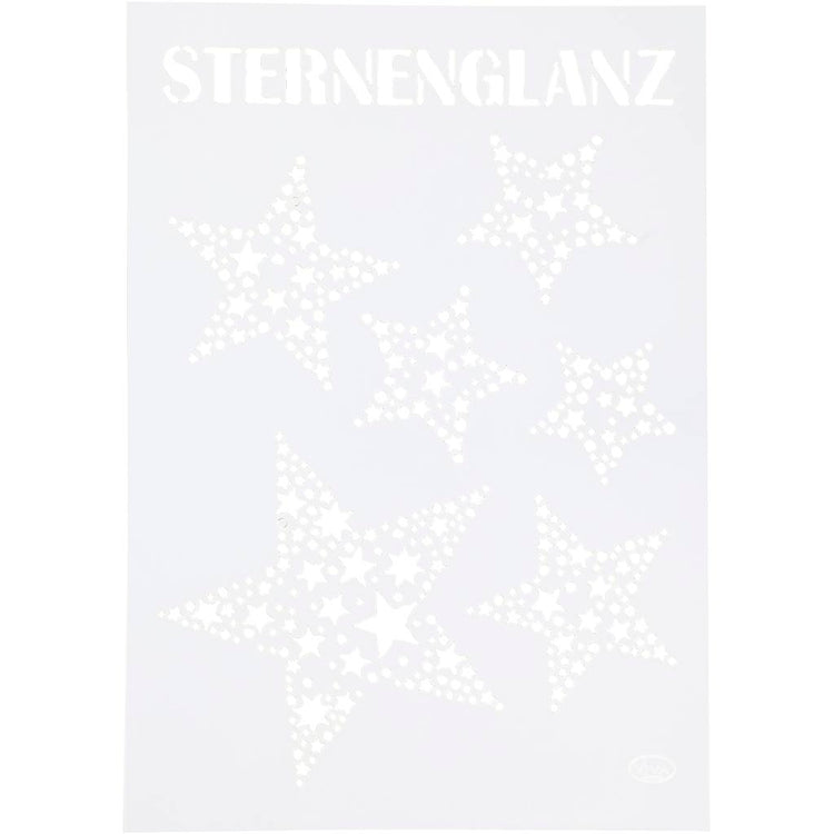 Https: www.cchobby.nl flexibel-sjabloon-sterren-a4-vel-210x297-mm-1-stuk