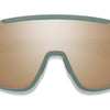 Smith Wildcat bril matte alpine green chr rose gold mir