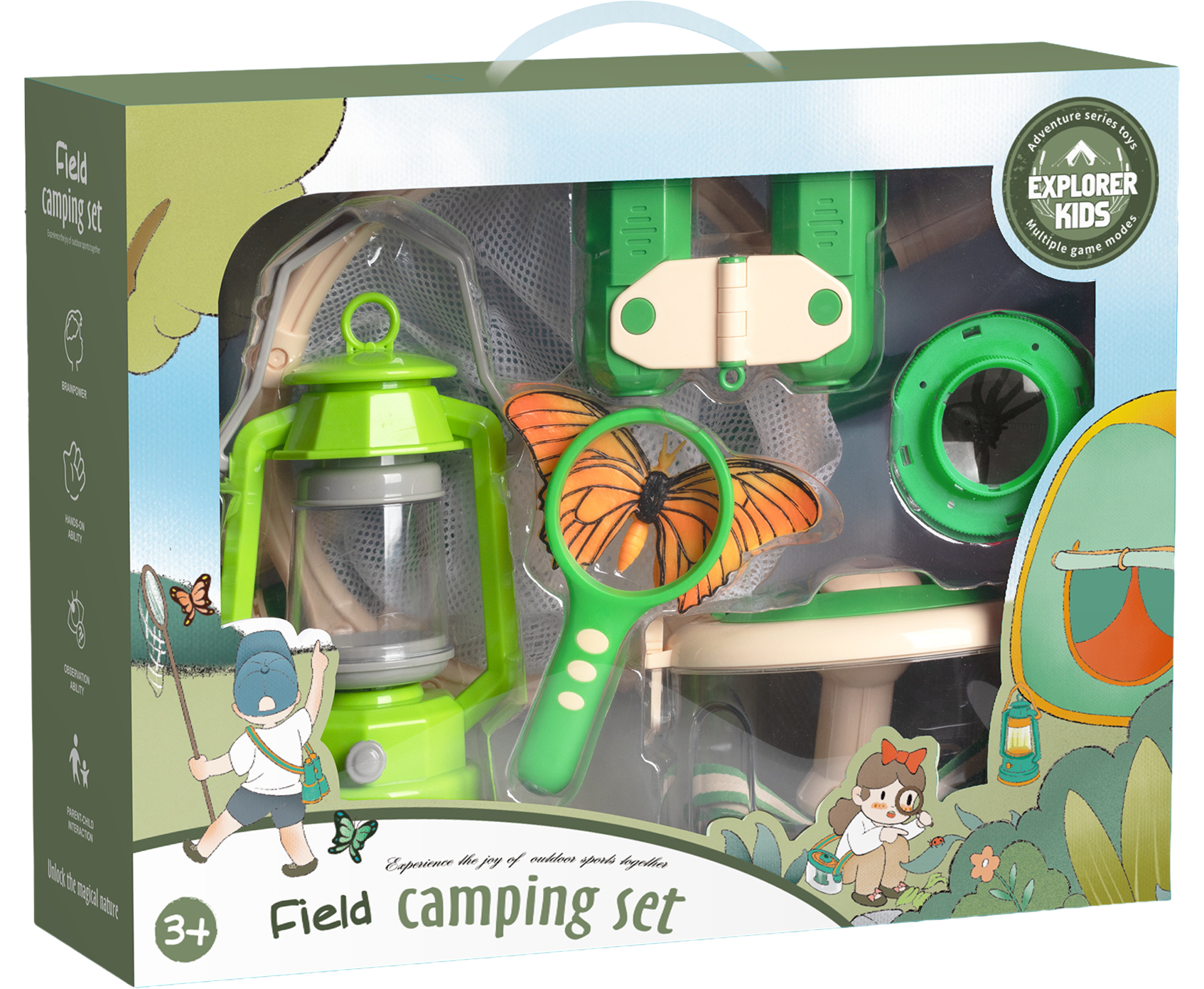 Byomic kids camping set 8-delig