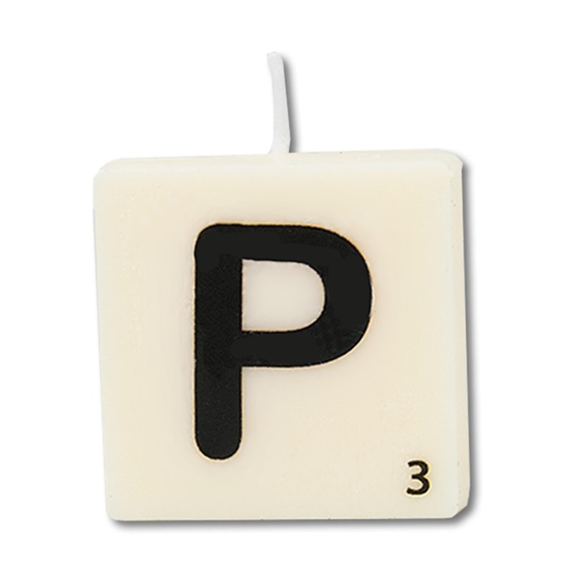 Paperdreams letter kaarsje letter p, set van 4