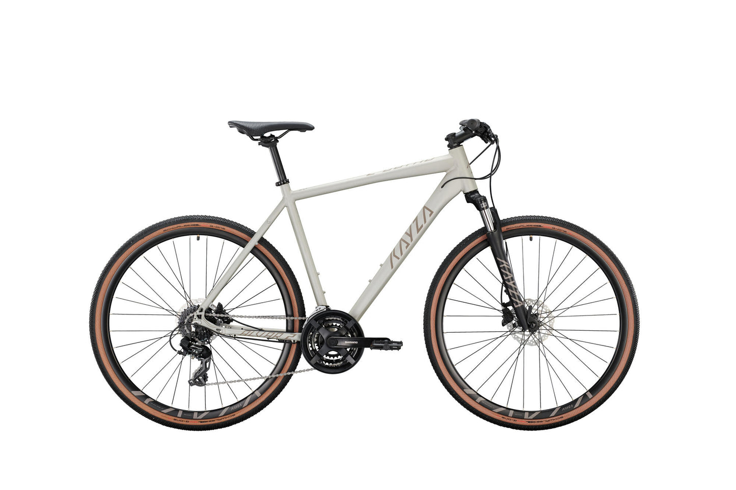 Kayza crossfiets alvar 2 mod. 22 bike alvar 2 28 48 diam. 21sp s.gr.matt w.gr