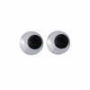 Vaessen creative • wiebeloogjes wit-zwart 6mm 1000pcs