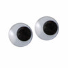 Vaessen creative • wiebeloogjes wit-zwart 20mm 1000pcs