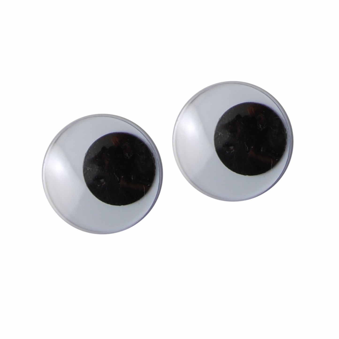 Vaessen creative • wiebeloogjes wit-zwart 20mm 1000pcs