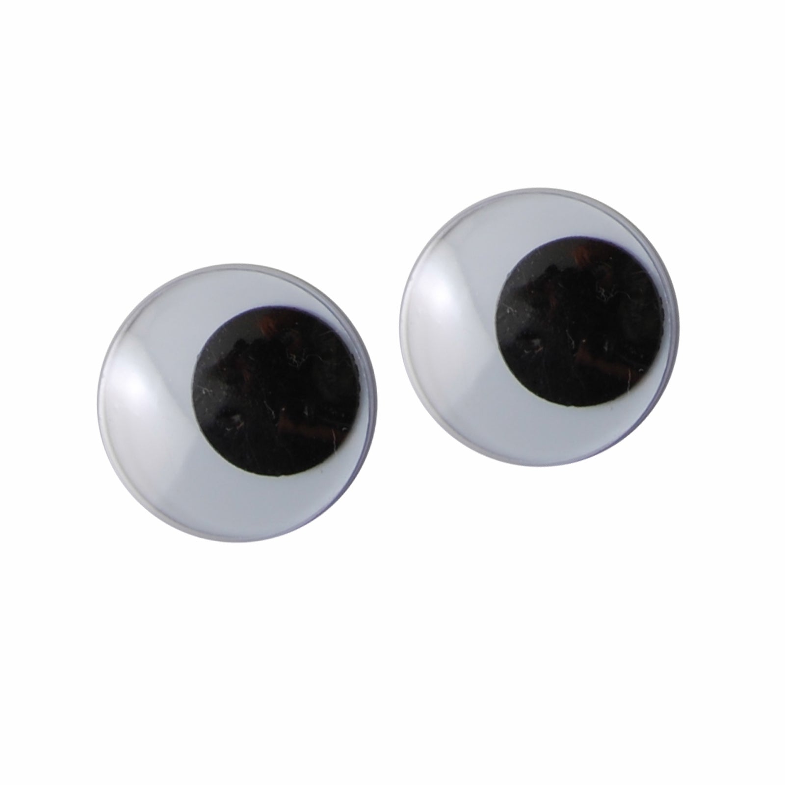Vaessen creative • wiebeloogjes wit-zwart 20mm 1000pcs