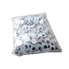 Vaessen creative • wiebeloogjes wit-zwart 25mm 1000pcs