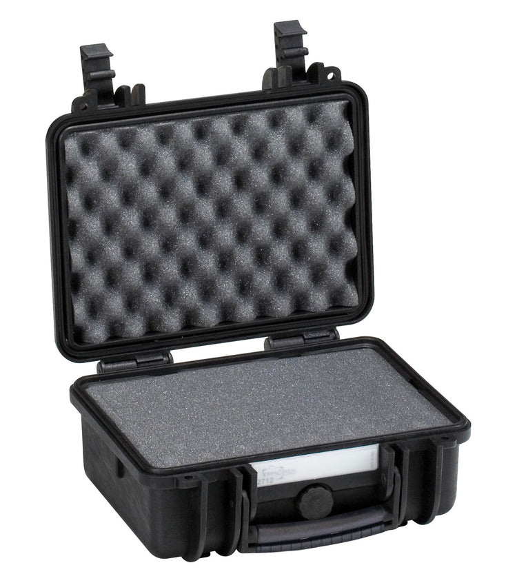 Explorer cases 2712hl koffer zwart met plukschuim